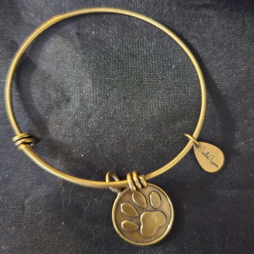 Bella Ryann Stackable, Adjustable Gold Paw Bracelet
